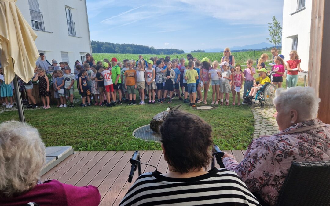 Schulkinderbesuch in Palling