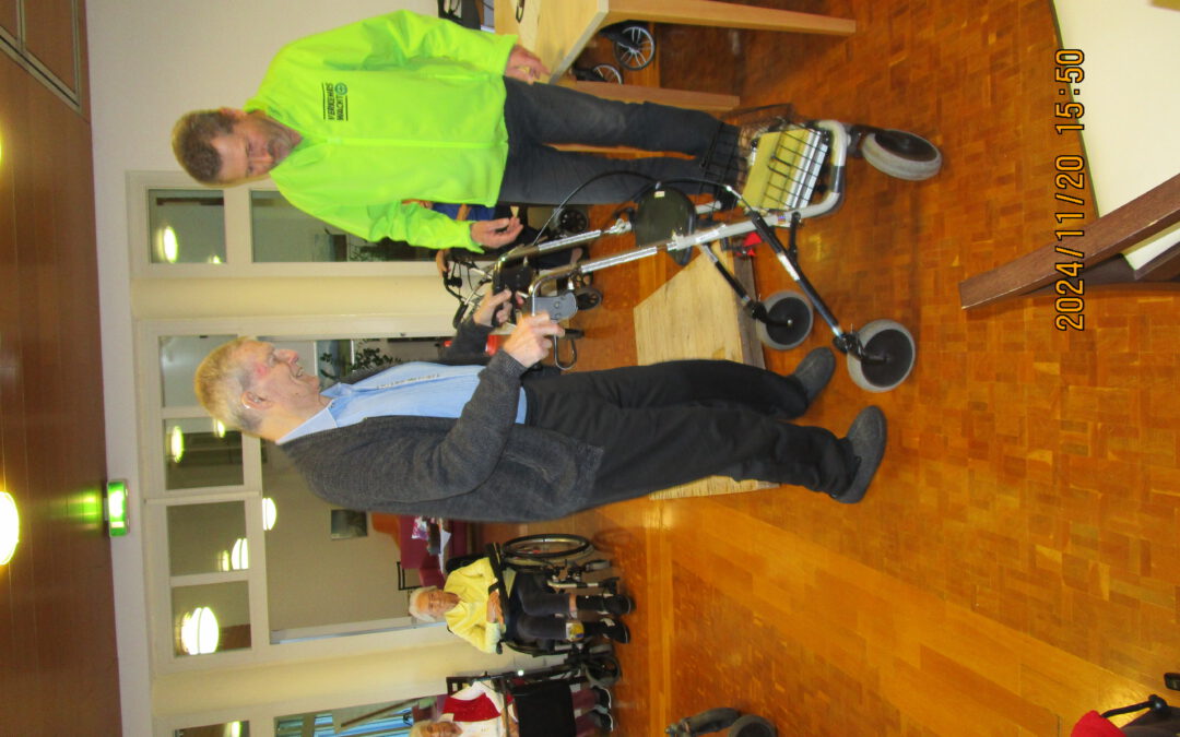 Rollator Training am 20.11.2024 im Kreisaltenheim Grabenstätt